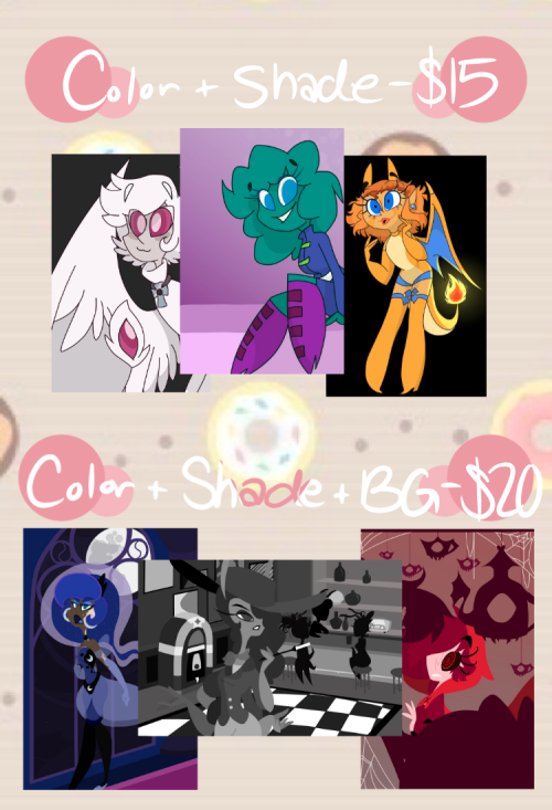 I’M DOING COMMISSIONS, HIT ME UP!Rules are simple. There’s just some things I won’