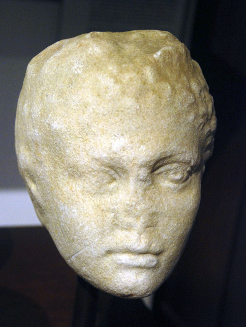 Portrait of a girl. Second half of III century AD. White marble. Museo Nazionale di Ravenna. Inv. 95