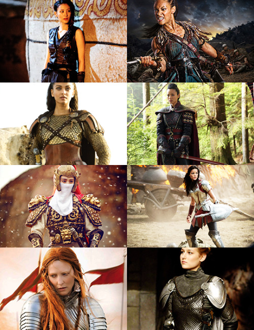 annafitz:fuckyeahcostumedramas:Costume Porn   Women Warriors/Women in ArmorEverything that’s right with the world in one post.