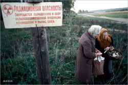 enrique262:  Babushkas at Chernobyl’s Exclusion Zone.Following the collapse of the USSR and the handling of The Zone’s control to Ukraine, the strict measures taken to ensure no human could go back to live there where relaxed, allowing dozens of old