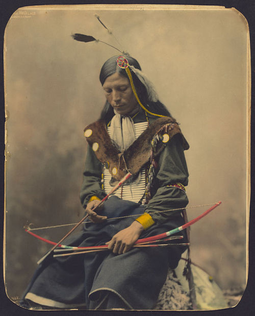 Lakota chief Bone Neklace in 1899
