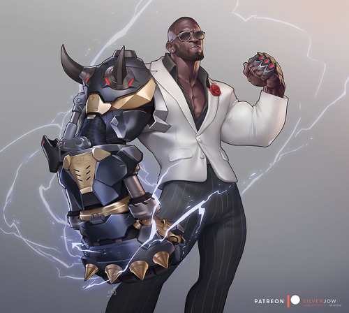 silverjow:    Happy 2nd Anniversary Overwatch. Doomfist Formal Skin, this is one of the best skin in the game. https://www.patreon.com/silverjow