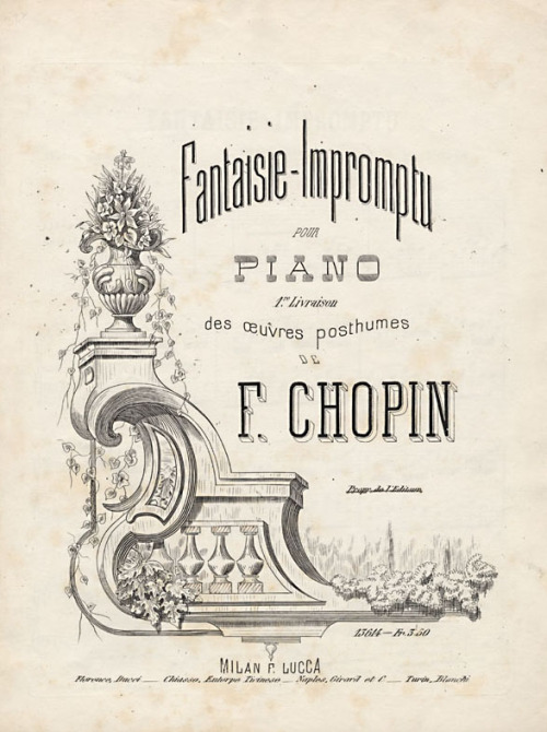 Frédéric Chopin, piano sheet music, 19th century. University of Chicago Library.Here you’ll find bea