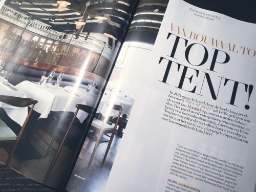 Ik zie het nu pas. De publicatie… Hij is prachtig! In Uit Magazine Restaurant Den Burgh. Alle