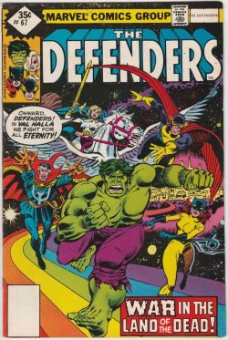 browsethestacks:  Vintage Comic - Defenders #067  Pencils: Herb Trimpe Inks: Bruce Patterson Colors: George Roussos Marvel (Jan1979)  I still have this issue @therottenapplepk1 