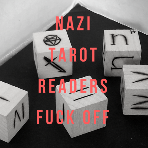 scuffed-tarot: Permanent mood Nazi pagans - fuck off!Nazi tarot readers - fuck off!Nazi witches