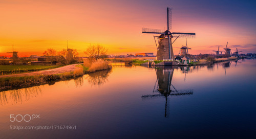 Kinderdijk, Holland. by remoscarfo