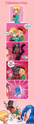 darkereve:Happy Valentine’s day everyone XD, here is my valentine piece to celebrate the day, there is a say that, there’s never enough pussy…..well looks like Cammy have a limit XD, Enjoy. &lt; |D’‘‘‘