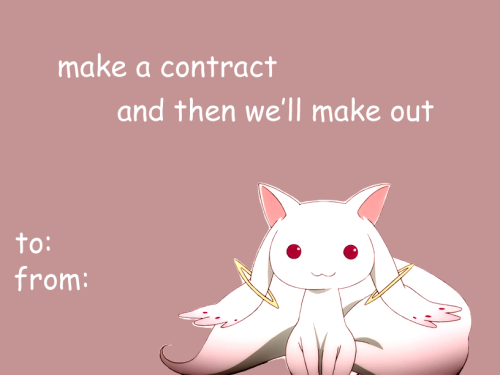 owldee:  kyubey valentines this has probably already been done but i had to 