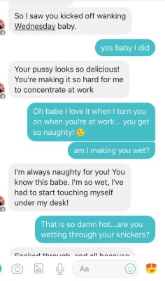 sugarpussies:  When my girl is at work and