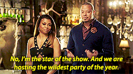 giaomega:  lemmesitthisassonyou:  lyonbrothers:  Bloopers From Guys Choice Shoot With Taraji P. Henson and Terrence Howard [x]  The last one tho 😂😂😂  Lmaoo   😄😄