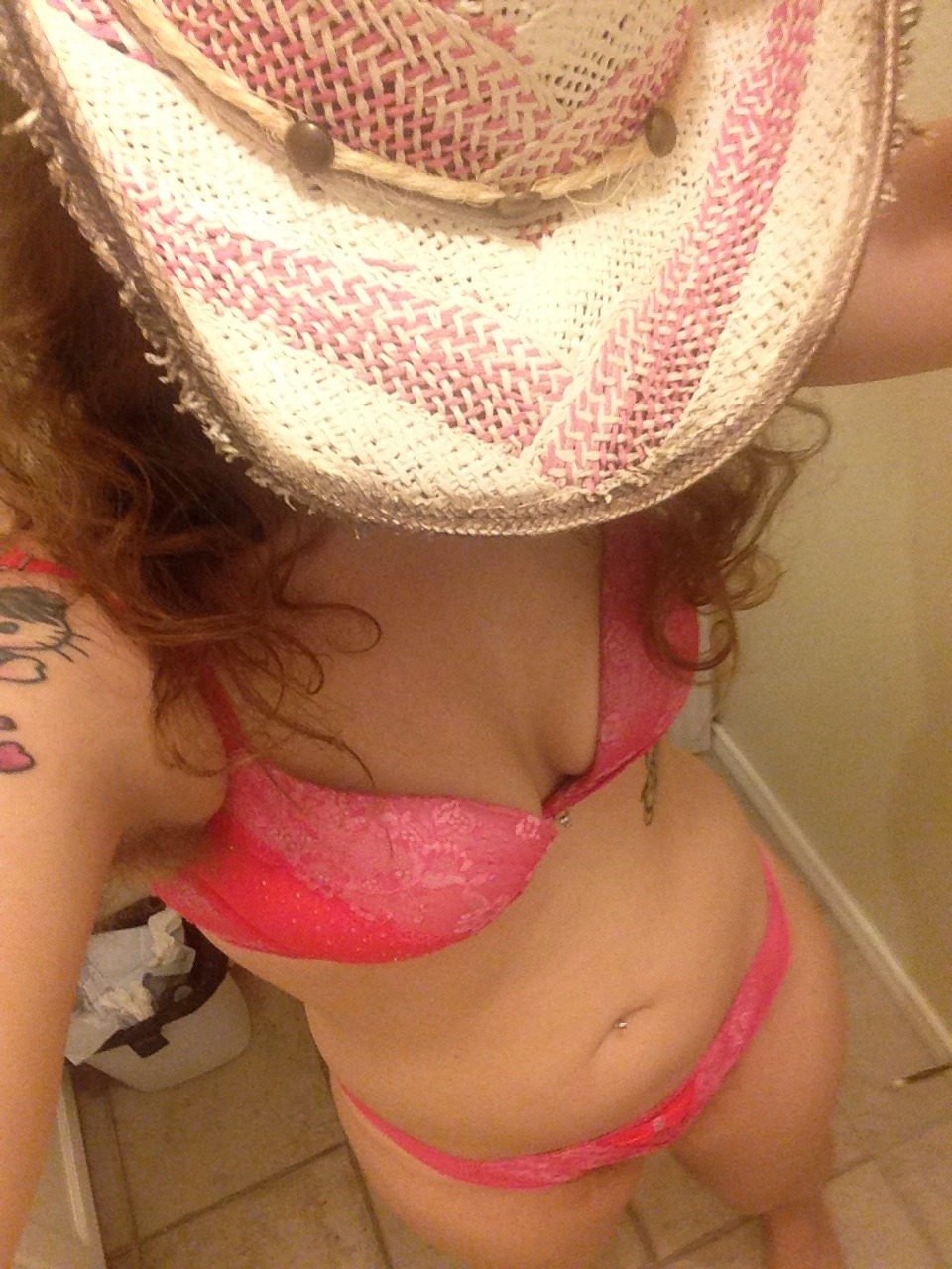 readheadedslut:  Look at my cute little ass… These panties are completely transparent