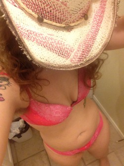 readheadedslut:  Look at my cute little ass… These panties are completely transparent :O