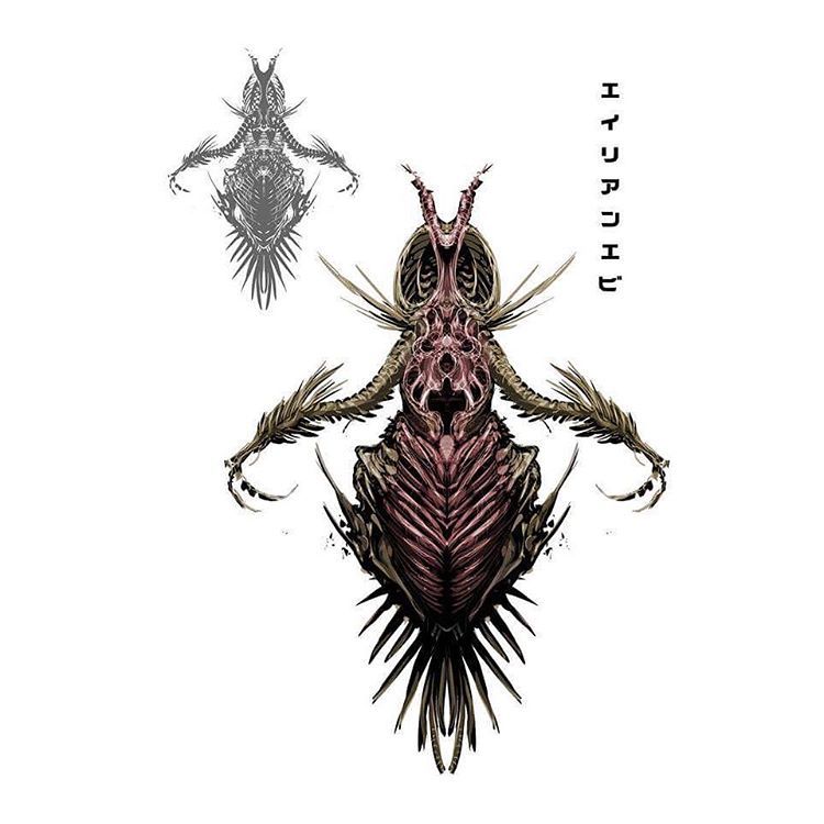 Shrimp Alien exercise done a while back in #Alchemy … Inspired by #Ebirah from Godzilla vs the Sea Monster … #Godzilla #Gamera #Ultraman #Gojira #Kaiju #ゴジラ #ガメラ #ウルトラマン #faceoff #faceoffSyFy #faceoffallstars #cintiq #macbookpro #wacom #sketch #art...