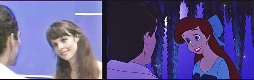 Sherri Stoner live action references of Ariel for The Little Mermaid.