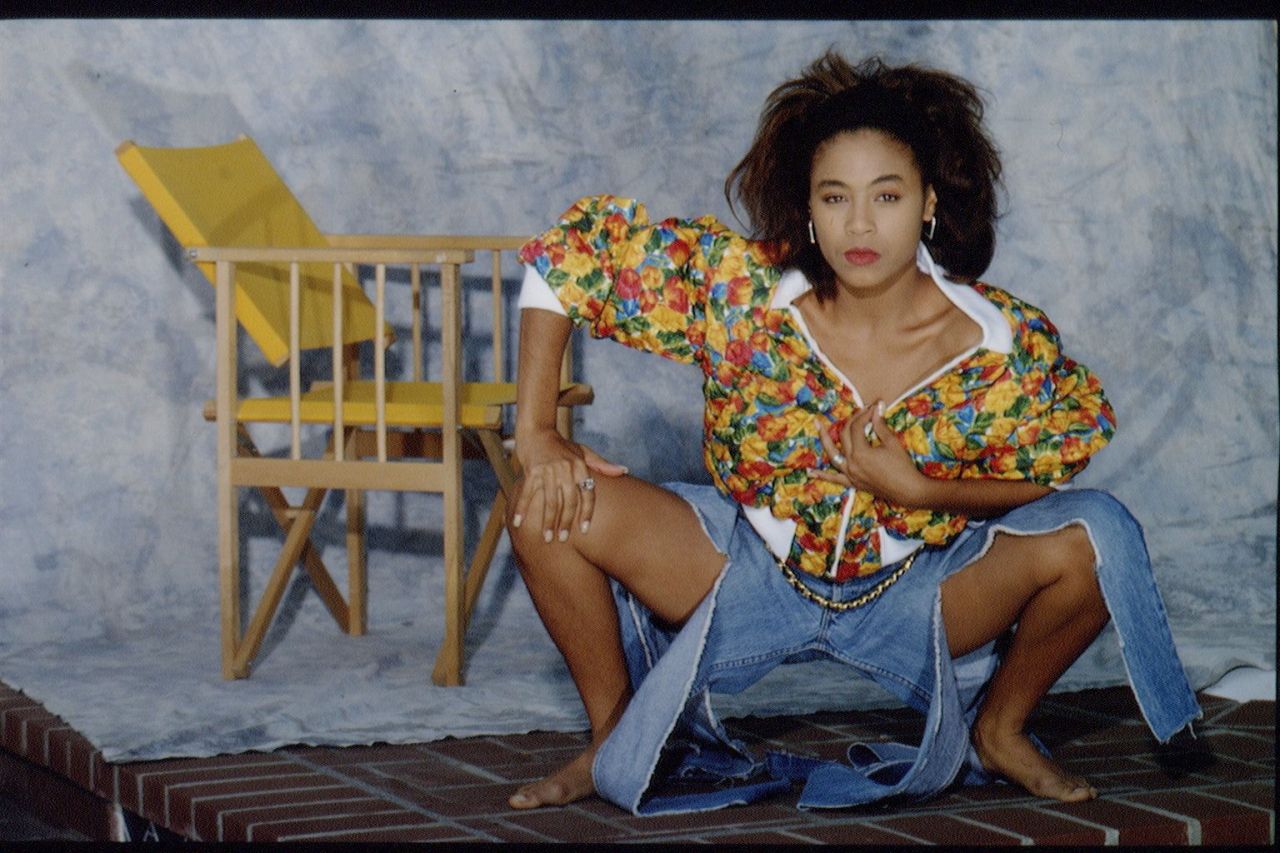 Jada Pinkett photographed by Eric Robert, 1991.