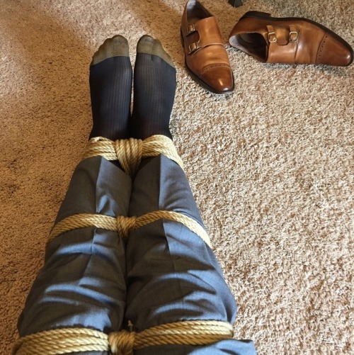 bondageguy91: Some pics I took after my company holiday party a few weeks back… just came hom