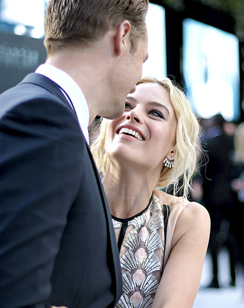margotnews:  Margot Robbie and Alexander Skarsgård attend the UK Premiere of ‘The Legend