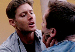 pinknerdpanda:  superchevyimpala:  Deanmon in “Black”.  @emilywritesaboutdean