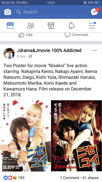 NISEKOI Love Action confirmed!