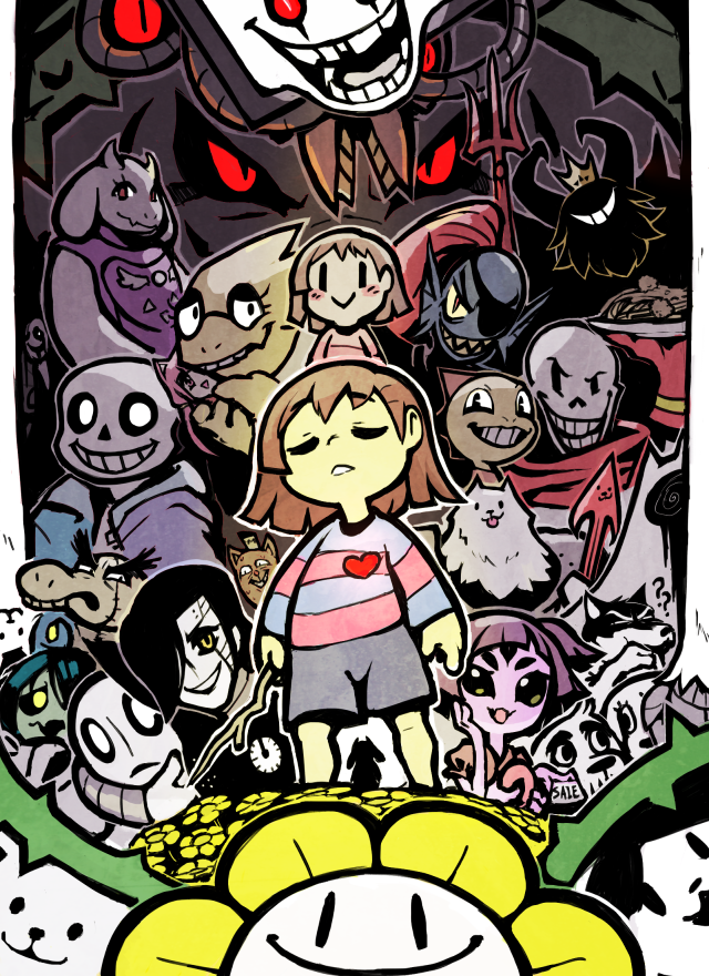 blessedwithluck:  Undertale: a story of MERCY, LOVE, and DETERMINATION. 