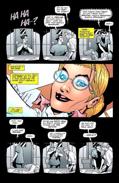 jarleysource: The Joker & Harleen Quinzel in Harley Quinn #5 - “Larger Than Life” (February 2001