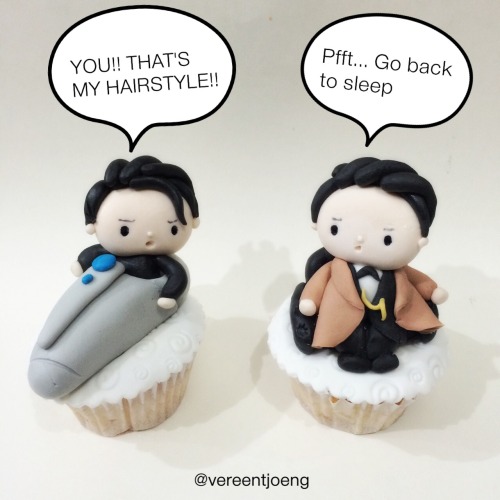 sodelightfully:Cumbercupcakes: Khan and Sherlock :D