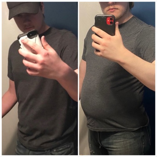 hunky-to-chunky: 175-ish (Oct 2019) to 240 (July 2020) - what happens when you stop playing sports and get to eat all day at the pizza shop you work at (submission) 