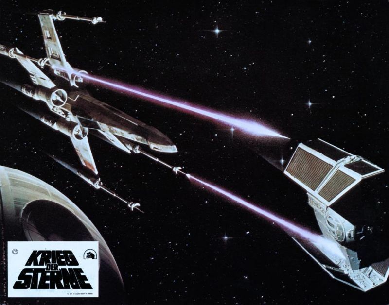 humanoidhistory:  German lobby cards for the original Star Wars (1977) 