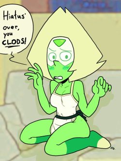 eyzmaster:  Steven Universe - Peridot 87 by theEyZmaster  It’s about time!     my precious sexy peri is back! &lt;3 &lt;3 &lt;3