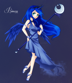 mlpfim-fanart:  Princess Luna by ~Raidiance