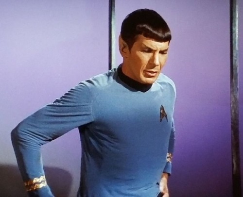 spiral0city: firstofficernims: Spock in a t-shirt is my life Back in the day, like 1966 or so, men d