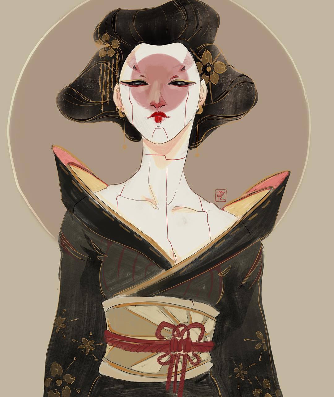 Play Stupid Games, Win Stupid Prizes — artofyayu: last geisha bot. #art # illustration...