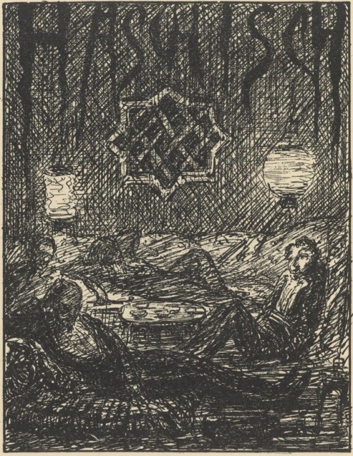 Schmitz, Oscar A. H., 1873-1931, author.  Kubin, Alfred, 1877-1959, illustrator. Haschisch, 1913.PT2