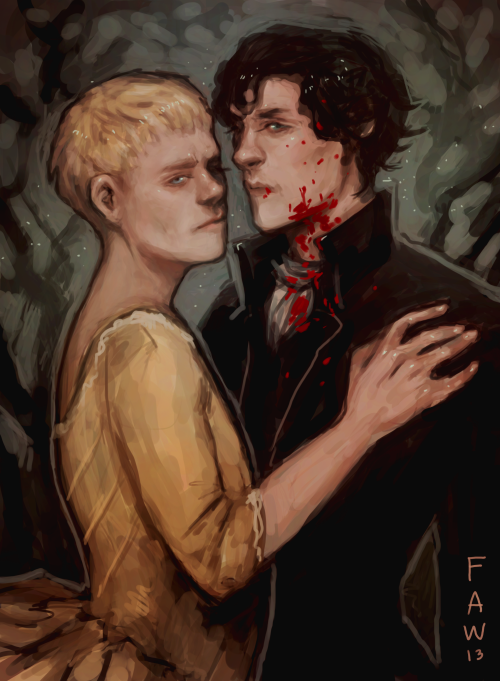 harteus: letsdrawsherlock&rsquo;s october challenge -&gt; sherlock and john as other famous 