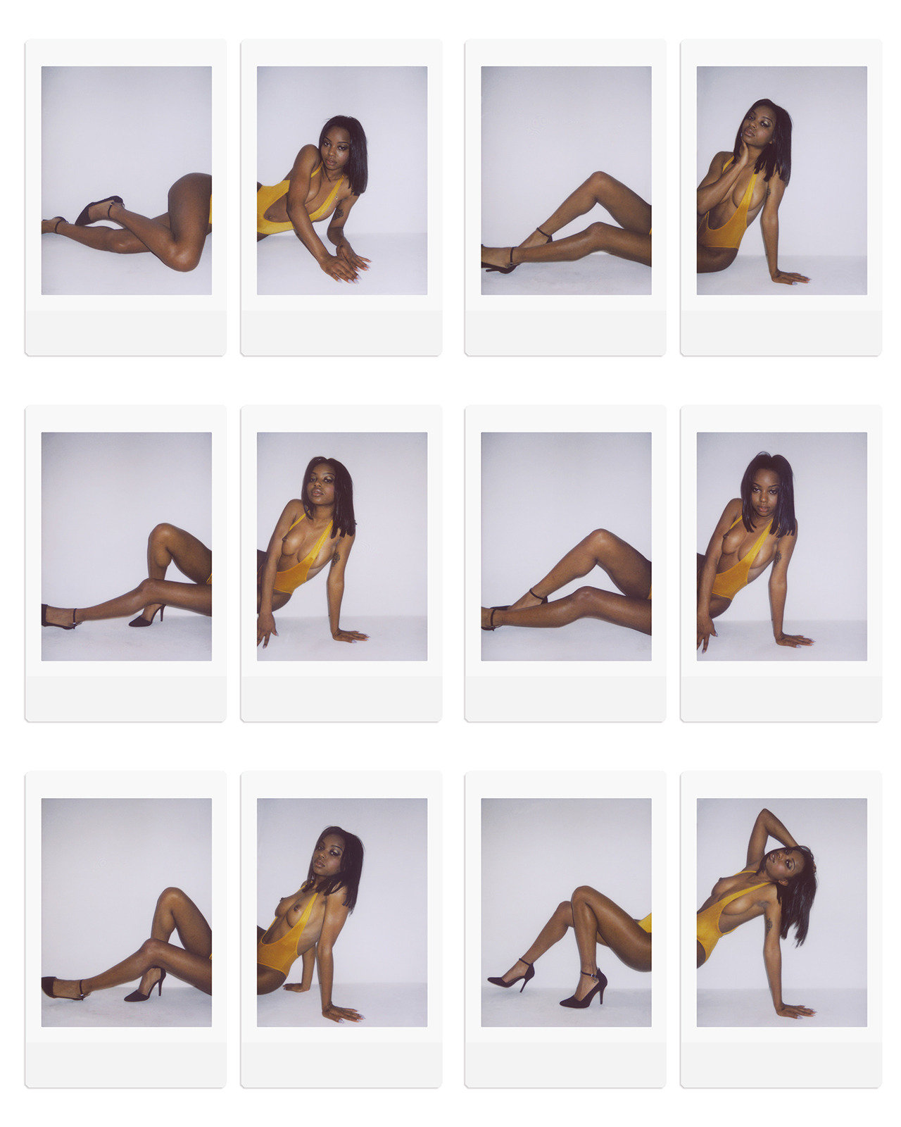 cherrycollaborative:  Polaroid set two of two with Briana Shanee photographed by