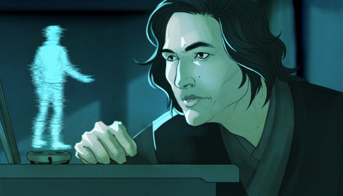 anafigreen:Illustrations I did for Russian Star Wars Big Ben for amazing @fnlzr fic “Слепой да не ув