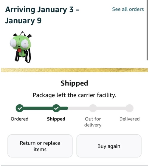Waiting For My Gir Backpack To Get Here >~<