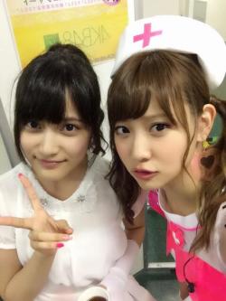akibeya:  Twitter / mariyagiii310: AKB単独東京ドーム⭐︎無事終了‼︎あんにんに会えた♡そしてチー … 入山杏奈　永尾まりや
