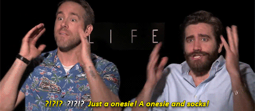 augusta-rudnick: Jake Gyllenhaal and Ryan Reynolds in the Life junket(not my pictures)