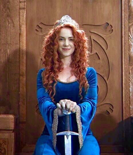 Merida played Amy Manson in “Once... - NeonSuntan