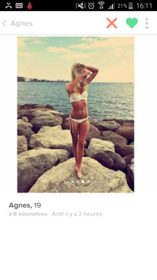 Tinder en Norvège. .