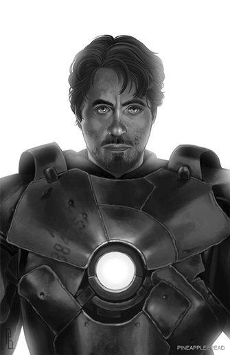 pineapplebread: “I am Iron Man.” A tribute to the best character of the MCU, the one who