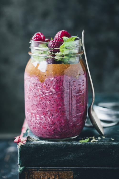 Raspberry Chia Smoothies