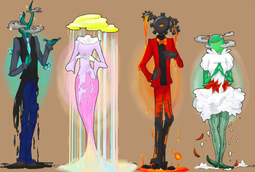 jumpingjacktrash:nytmayr:Anthropomorphic Representations of the Lands of Homestuck, by BEAR-PRINCESS