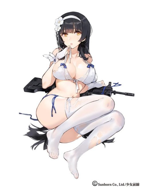 Kishiyo1943: &ldquo;95式の水着 夏の蝉の声 #ドールズフロントライン　#少女前線 t.co/Sdhj0O5ynh&rdquo;