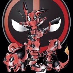 #deadpool #pokemon #pikachu #bulbasaur #squirtle #charmander