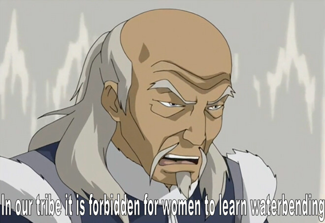 bleubudgie:  I wonder why  clearly you forgot that Katara bitchslapped him until