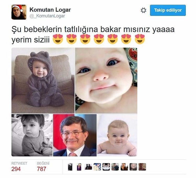 Şu bebeklerin tatlılığına...