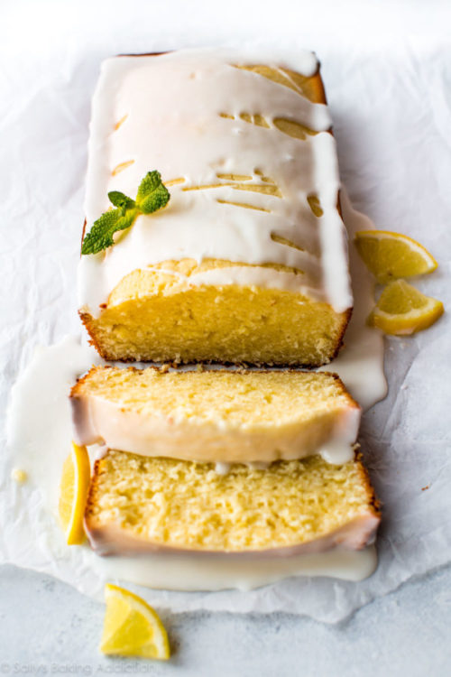 Iced Lemon Pound Cake